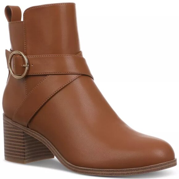 Style & Co. Shoes - Style & Co Women's Rosaliee Belt Booties, Created For Macy's